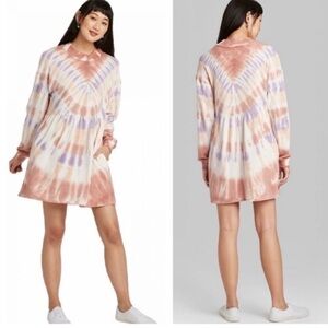 Woman’s Wild Fable Tie Die Sweater Dress | Sz XL